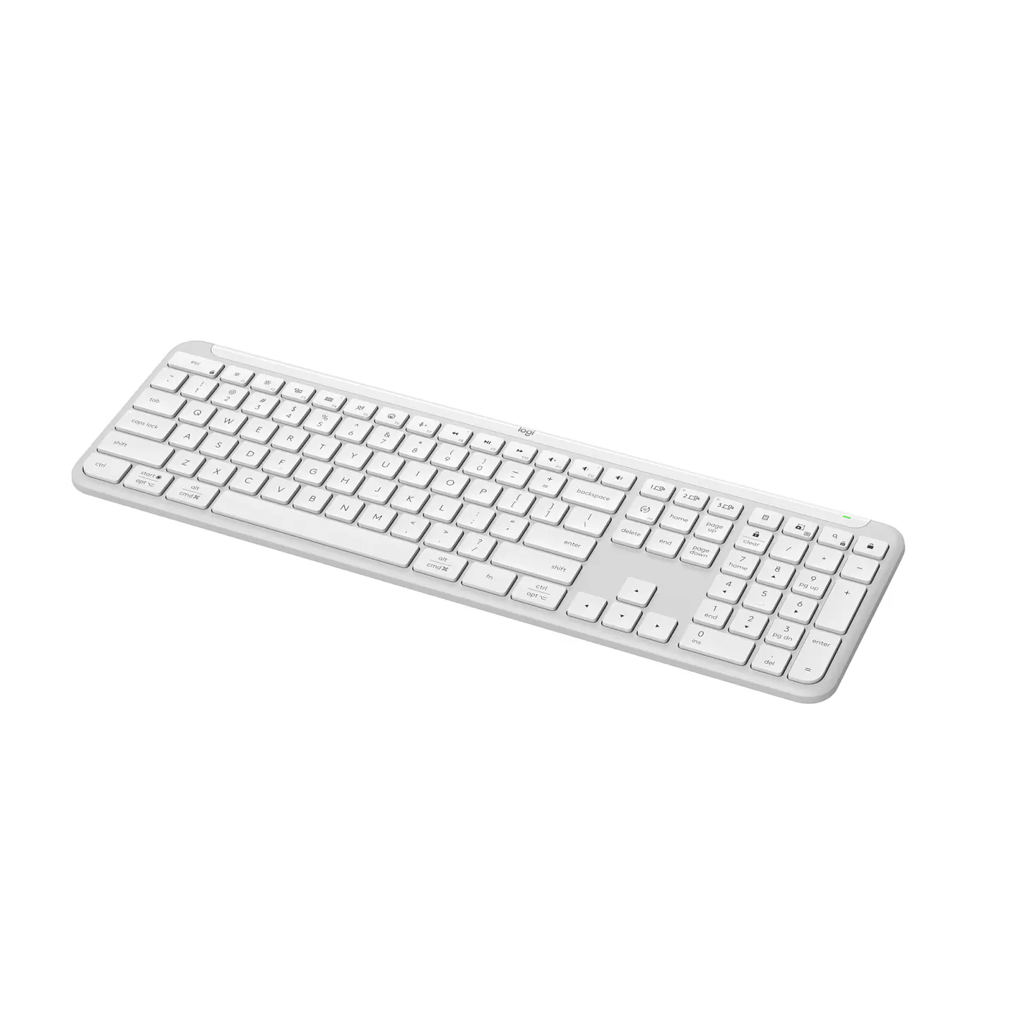 920-012593  TECLADO LOGITECH SIGNATURE SLIM K950 ESP BLANCO 3