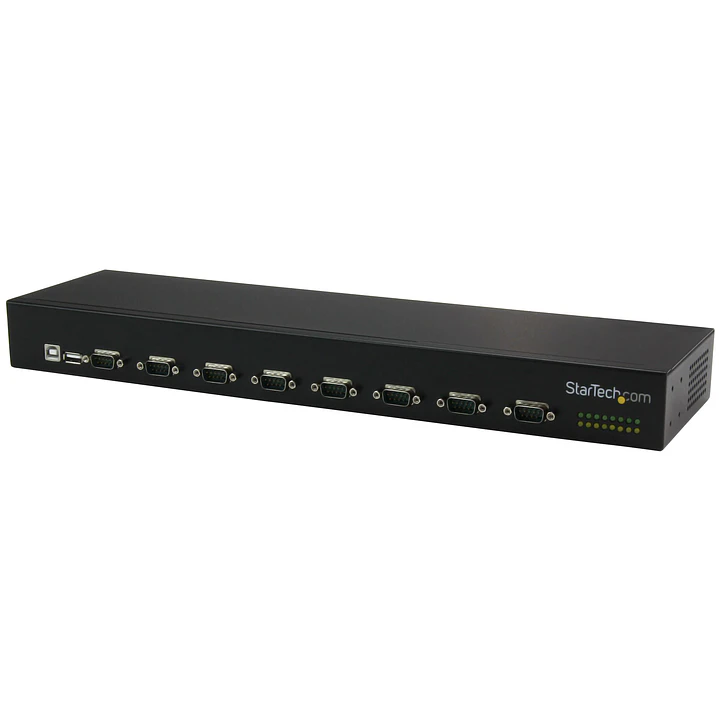 Hub USB a Serie StarTech.com ICUSB23208FD 8 Puertos RS232 DB9 Carcasa de Aluminio 1