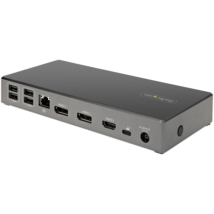 Docking Station USB-C StarTech.com DK31C2DHSPDUE Triple Monitor 4K 100W PD 6x USB RJ45 2