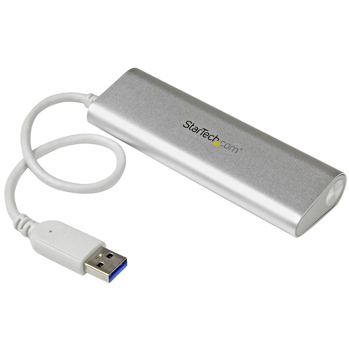 Hub USB 3.0 StarTech.com ST43004UA 4 Puertos USB-A 5Gbps Portátil Alimentado por Bus 2