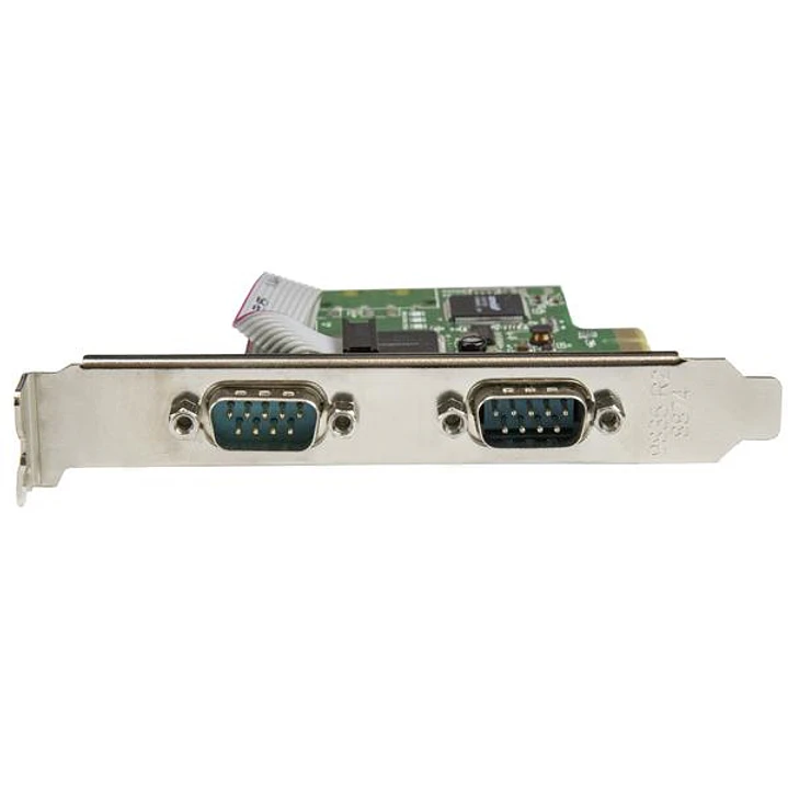 Tarjeta PCIe Serie StarTech.com PEX2S1050 2 Puertos RS232 DB9 UART 16C1050 4