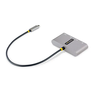 Hub USB-C StarTech.com 3 Puertos USB-A 5Gbps + Gigabit Ethernet Portátil Cable 30 cm (HB30C3A1GEA2)