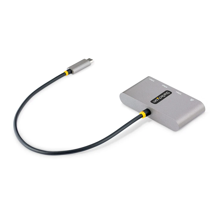 Hub USB-C StarTech.com HB30C3A1GEA2 3 Puertos USB-A 3.0 + Gigabit Ethernet Portátil 2
