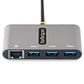 Hub USB-C StarTech.com HB30C3A1GEA2 3 Puertos USB-A 3.0 + Gigabit Ethernet Portátil - Miniatura 3