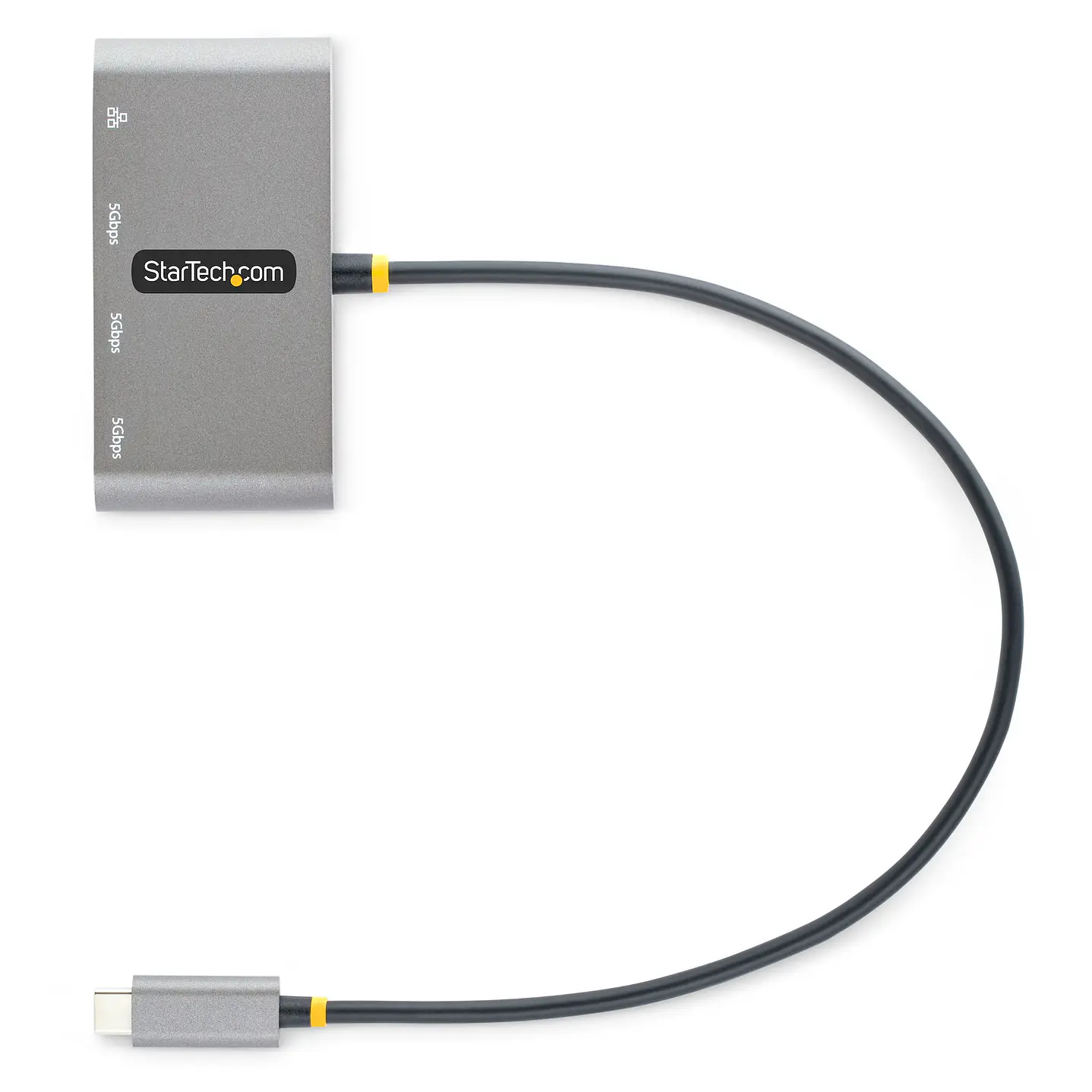 Hub USB-C StarTech.com HB30C3A1GEA2 3 Puertos USB-A 3.0 + Gigabit Ethernet Portátil 5