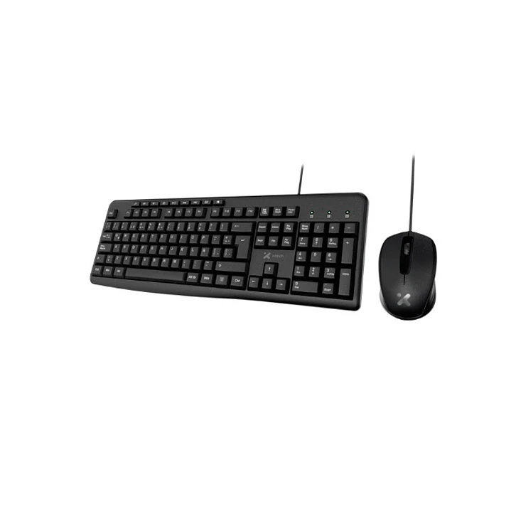 Kit Teclado y Mouse Xtech XTK-302S Alámbrico USB Español Multimedia 2