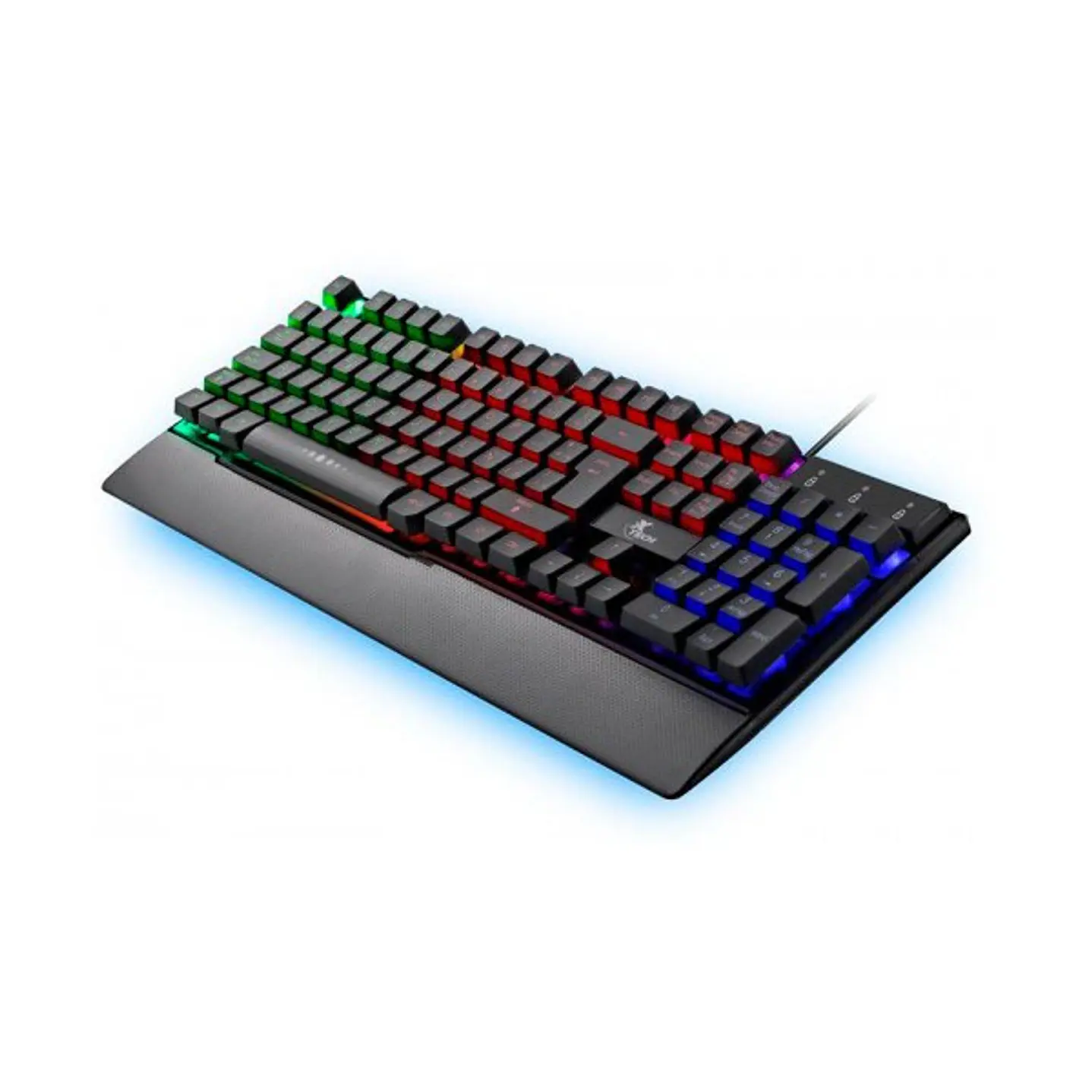 Teclado Gamer Xtech Armiger XTK-510S USB Español Retroiluminado Multicolor con Reposamuñecas 2