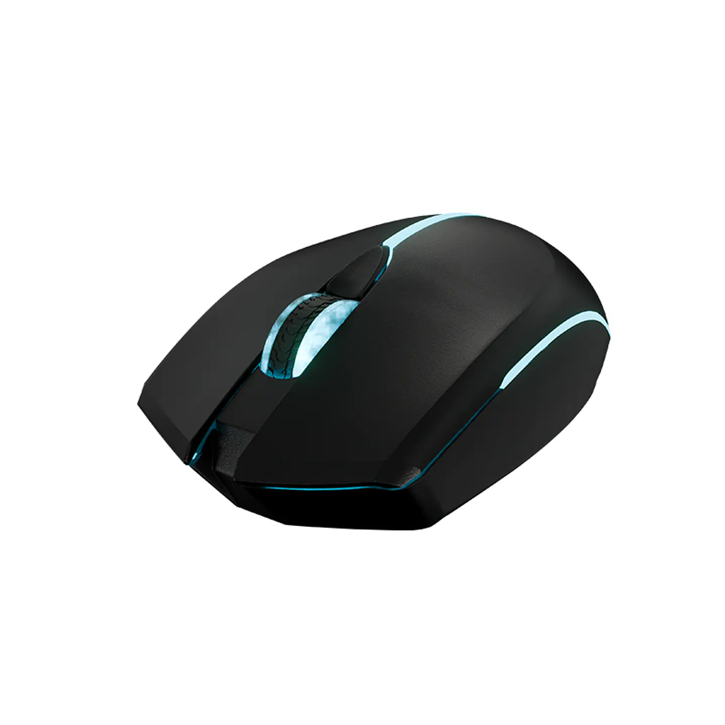 Mouse Inalámbrico Xtech XTM-318 2.4 GHz 3200 DPI 4 Botones Iluminación LED Negro 1