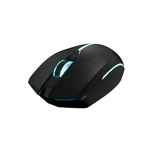 Mouse Inalámbrico Xtech 2.4 GHz 3200 DPI 4 Botones Iluminación LED Negro (XTM-318)