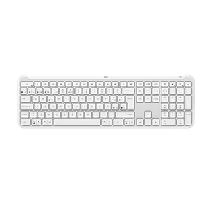 Teclado Inalámbrico Logitech Signature Slim K950 Blanco Crudo Español Logi Bolt + Bluetooth (920-012593)