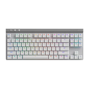 Teclado Gamer Inalámbrico Logitech G515 LIGHTSPEED TKL Blanco GL Tactile Inglés US (920-012535)