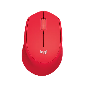 Mouse Inalámbrico Logitech M280 Rojo 2.4 GHz (910-004286)