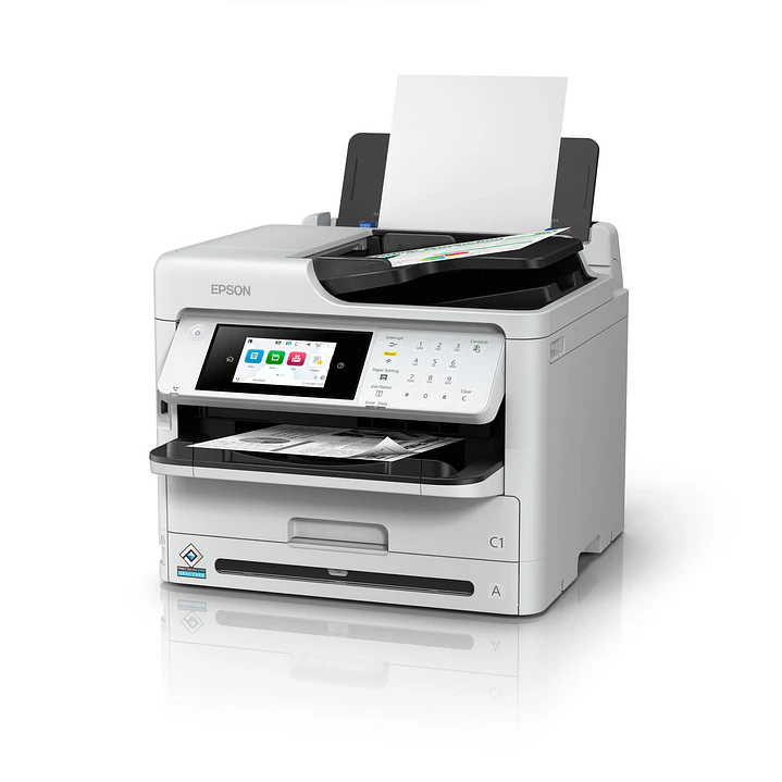Multifuncional Tinta Epson WorkForce Pro WF-M5899 A4 Monocromática 25 ppm Dúplex Wi-Fi Fax (C11CK76301) 1