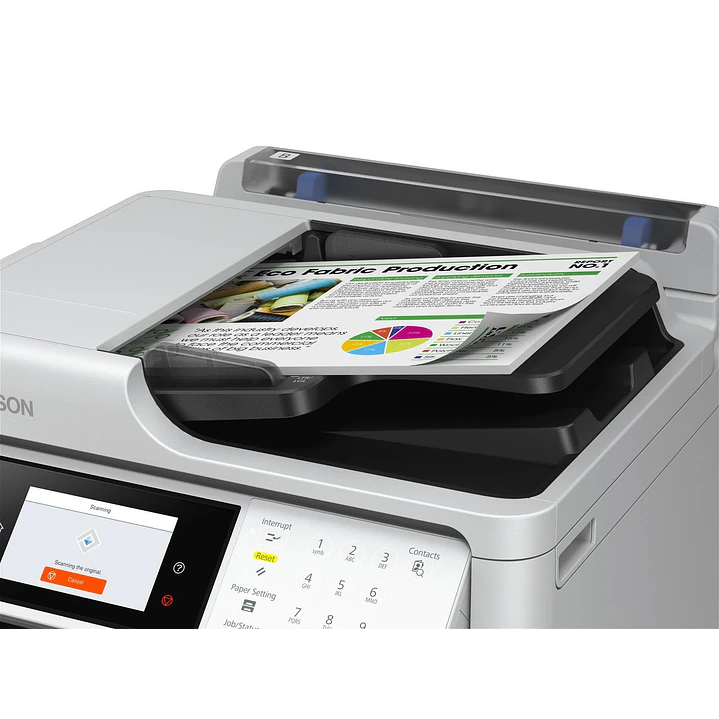 Multifuncional Tinta Epson WorkForce Pro WF-M5899 A4 Monocromática 25 ppm Dúplex Wi-Fi Fax (C11CK76301) 4