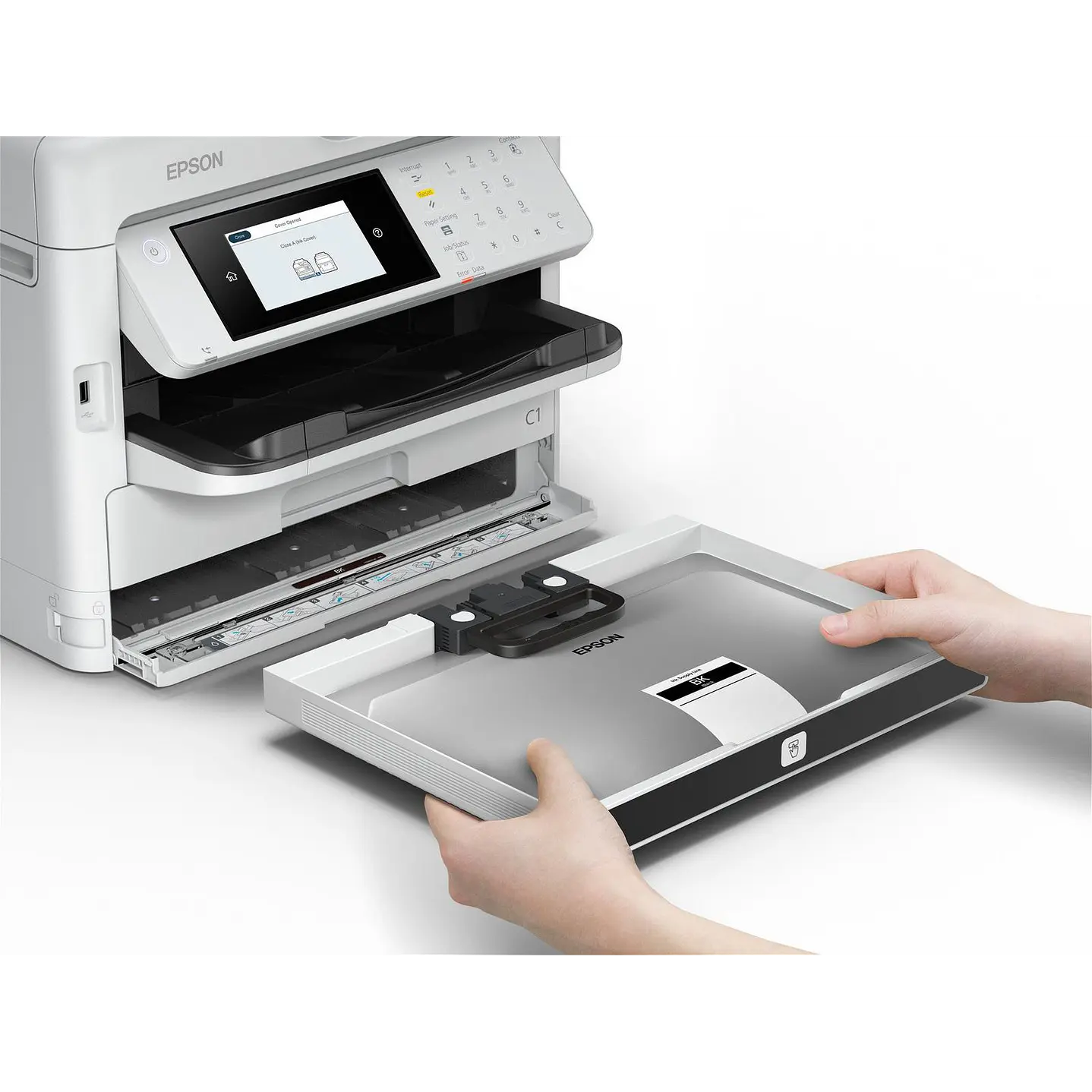 Multifuncional Tinta Epson WorkForce Pro WF-M5899 A4 Monocromática 25 ppm Dúplex Wi-Fi Fax (C11CK76301) 5
