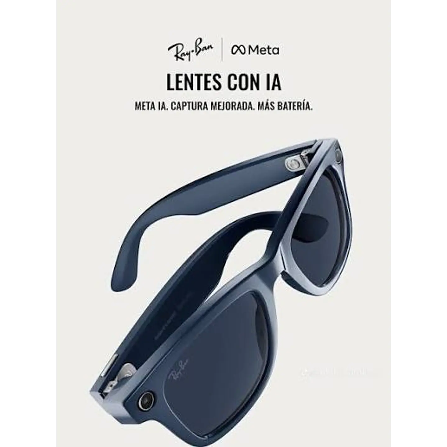 Ray-Ban Meta (Gen 2) Wayfarer Azul Calibre 53 Polar Dusty Blue / Shiny Cosmic Blue 2