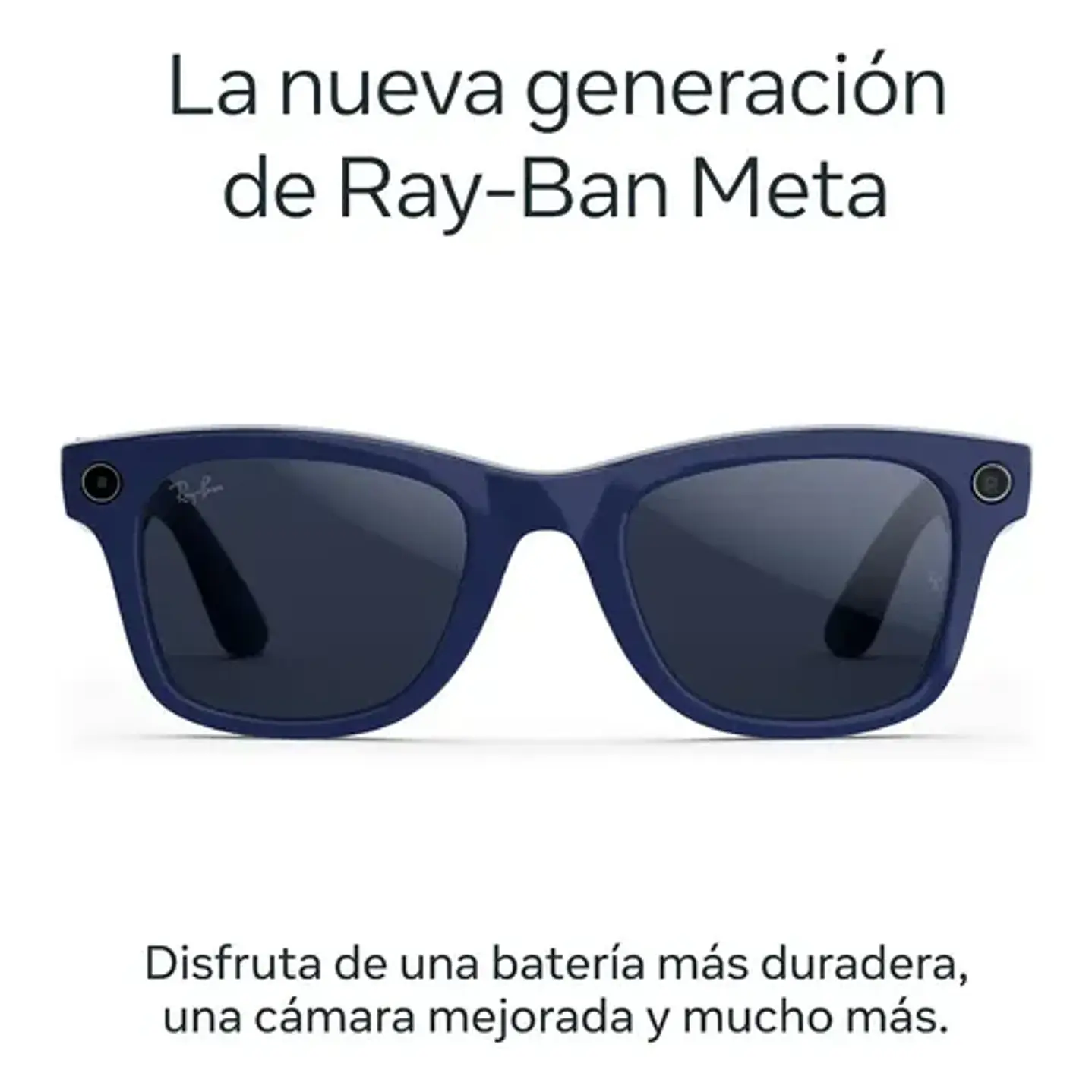 Ray-Ban Meta (Gen 2) Wayfarer Azul Calibre 53 Polar Dusty Blue / Shiny Cosmic Blue 3