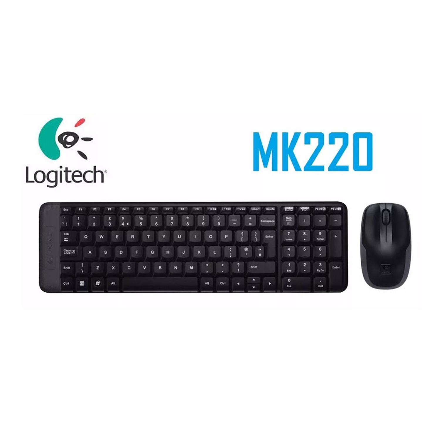 Teclado Y Mouse Inalambrico Logitech Mk220 4