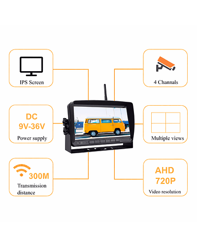 KIT RETROCESO INALÁMBRICO HD DE ALTA CALIDAD – KOEN