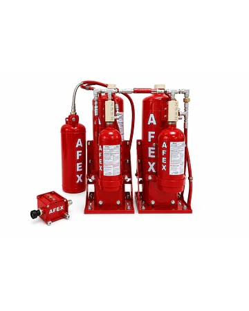 Sistema Automático de Supresión de Incendios AFEX® con Polvo Químico Seco