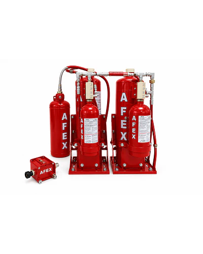 Sistema Automático de Supresión de Incendios AFEX® con Polvo Químico Seco