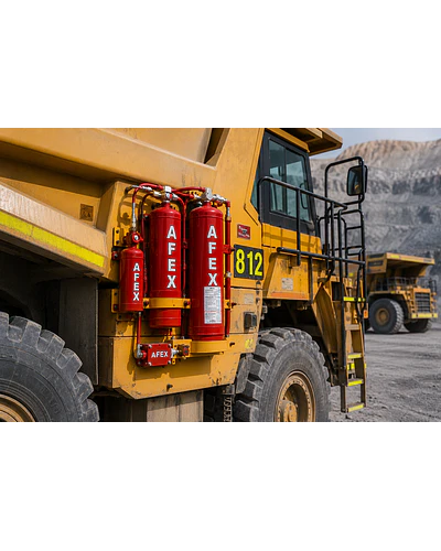 Sistema Automático de Supresión de Incendios AFEX® con Polvo Químico Seco