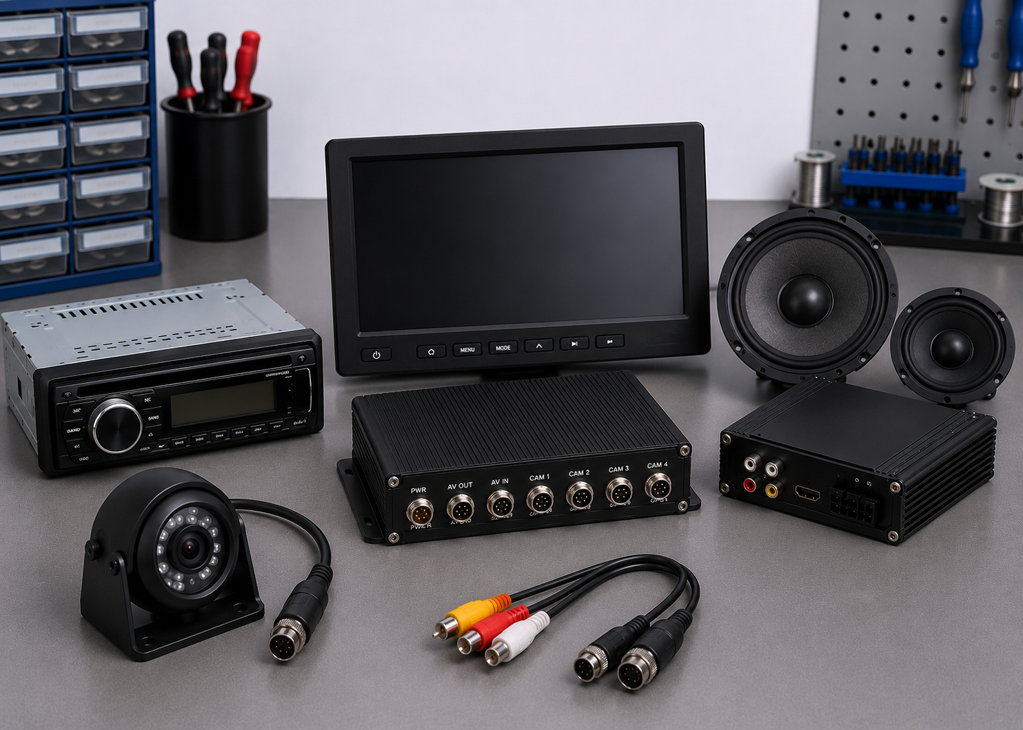 Sistemas de audio y video para buses