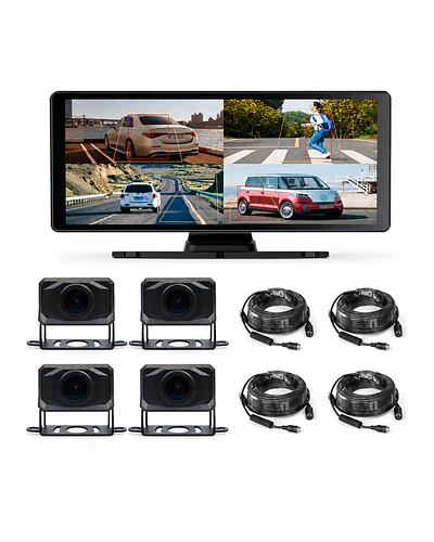 Sistema Inteligente BSD de 4 Canales con Monitor CarPlay y DVR