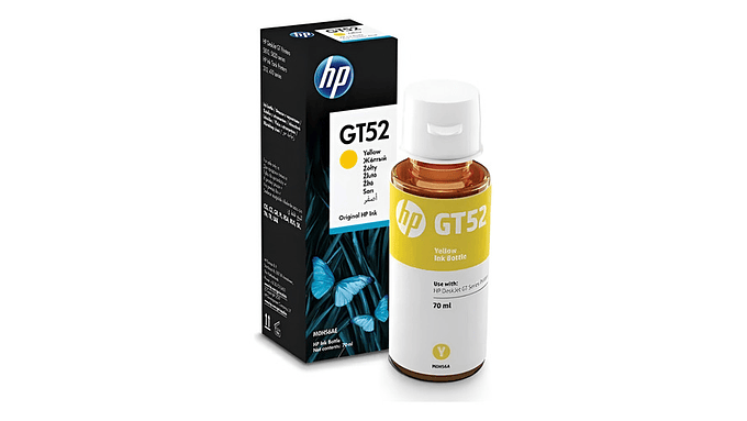 Tinta Hp Botella Yellow Gt52 70ml 1