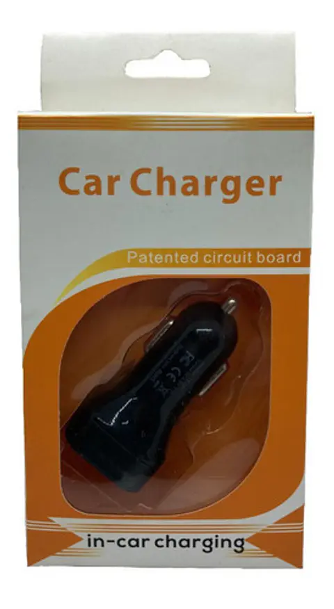 Cargador Para Auto Usb Doble 12 Volt Usb 1.1 A Y Usb 2.1 A