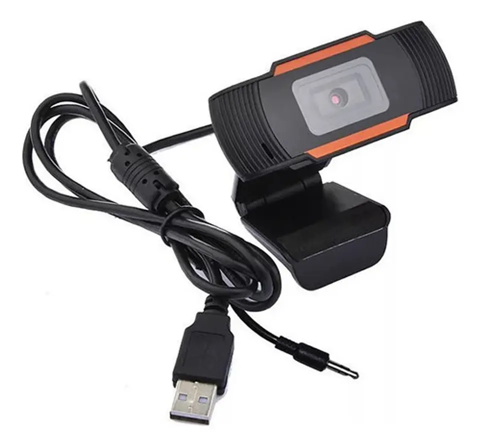 Cámara Web Con Micrófono Incorporado Jack 3.5mm Hd 480p Usb 2