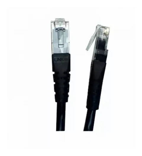 Cable Patch Inyectado Linkmade 2mt Cat6 U/utp Negro Lsoh