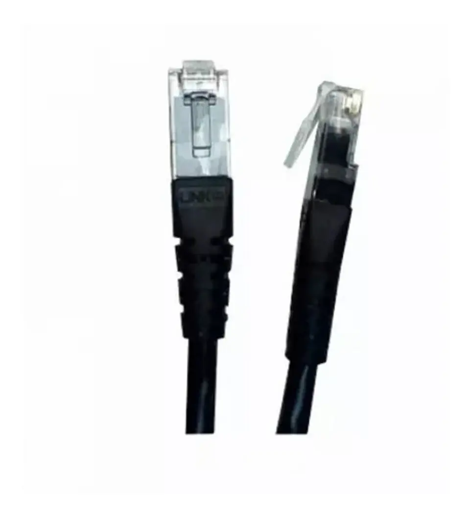 Cable Patch Inyectado Linkmade 2mt Cat6 U/utp Negro Lsoh 1