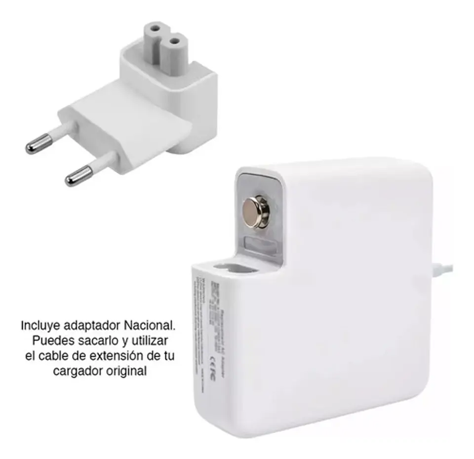 Cargador Macbook Apple 14.5v 3.1a Tipo L - 45w Alternativo 2