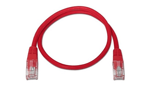 Cable Patch Utp Cat5 1 Mts. Red. Boleta/factura