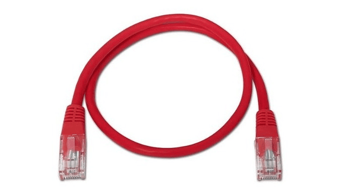 Cable Patch Utp Cat5 1 Mts. Red. Boleta/factura 1