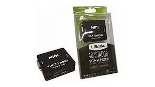 Adaptador Ulink  Hdmi A Vga + Salida De Audio
