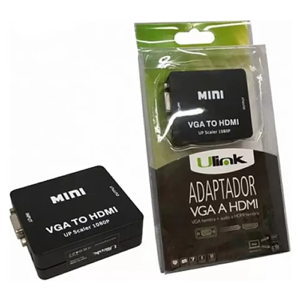 Adaptador Ulink  Hdmi A Vga + Salida De Audio 1