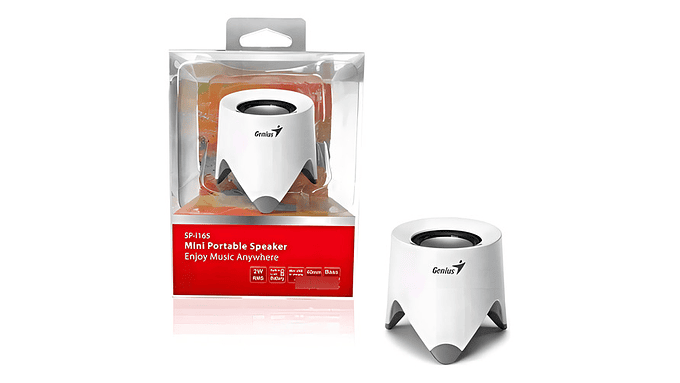 Altavoz Portátil Con Mini Usb 'sp-i165' - Color Blanco 2