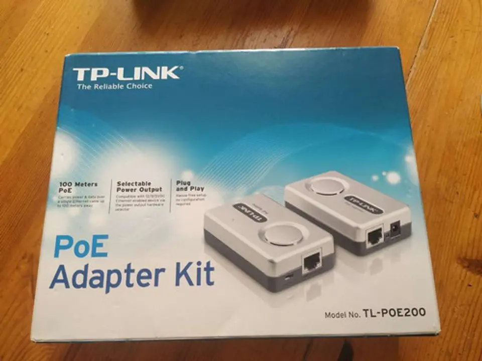Poe Adapter Kit Tl-poe200 Caja Deteriorada 3