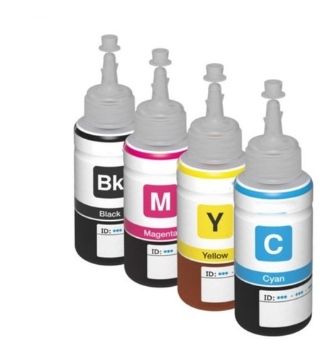 Pack 4 Botellas Tintas Alternativas Para Epson Ecotank