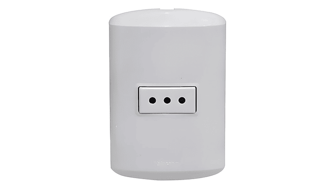 Enchufe Toma Corriente Simple 10a Modus Plus Blanco Bticino 1