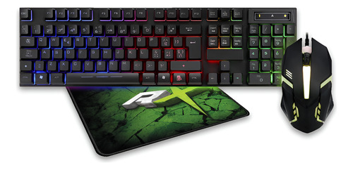 Kit Gamer Premium Reptilex Gamer Teclado , Mouse Y Padmouse