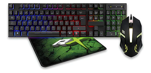 Kit Gamer Premium Reptilex Gamer Teclado , Mouse Y Padmouse