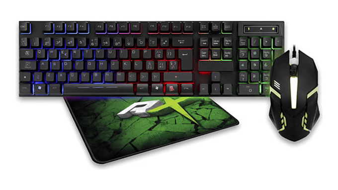 Kit Gamer Premium Reptilex Gamer Teclado , Mouse Y Padmouse 1