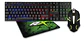 Kit Gamer Premium Reptilex Gamer Teclado , Mouse Y Padmouse - Miniatura 1
