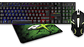 Kit Gamer Premium Reptilex Gamer Teclado , Mouse Y Padmouse - Miniatura 1