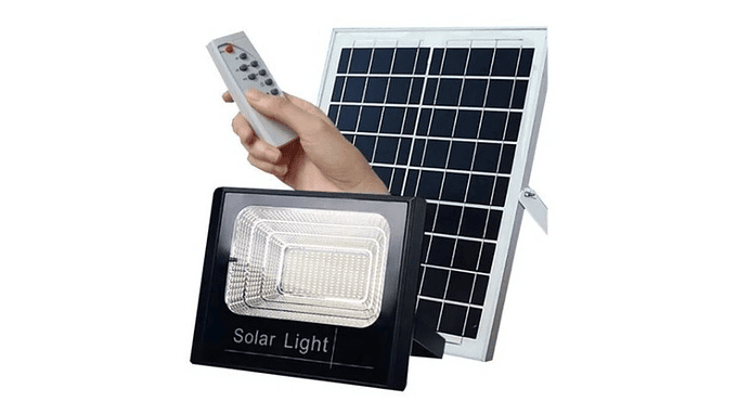 Kit Foco Led 40w Panel Solar Y Control Remoto 2