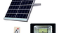 Kit Foco Led 40w Panel Solar Y Control Remoto - Miniatura 3