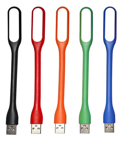 Luz Lampara Led Usb De Silicona Notebook